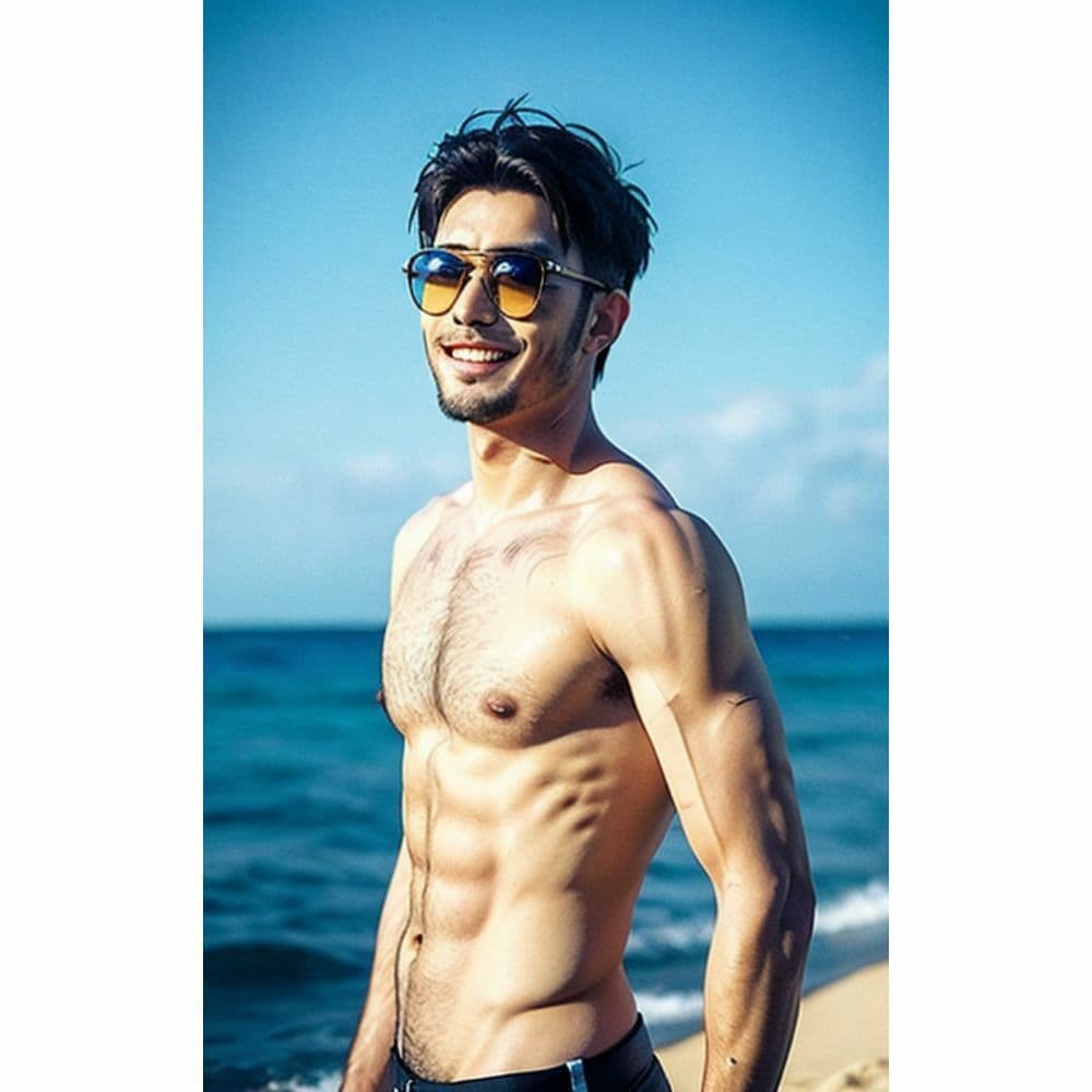 筋肉:砂浜 サンプル 7