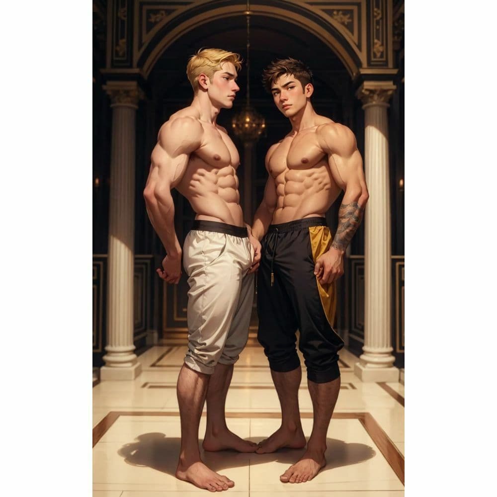 筋肉美:怪しげな二人・・・ サンプル 3