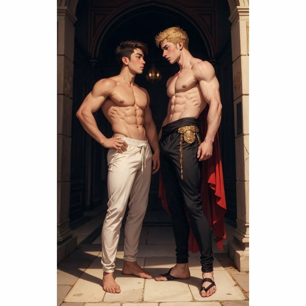 筋肉美:怪しげな二人・・・ サンプル 4