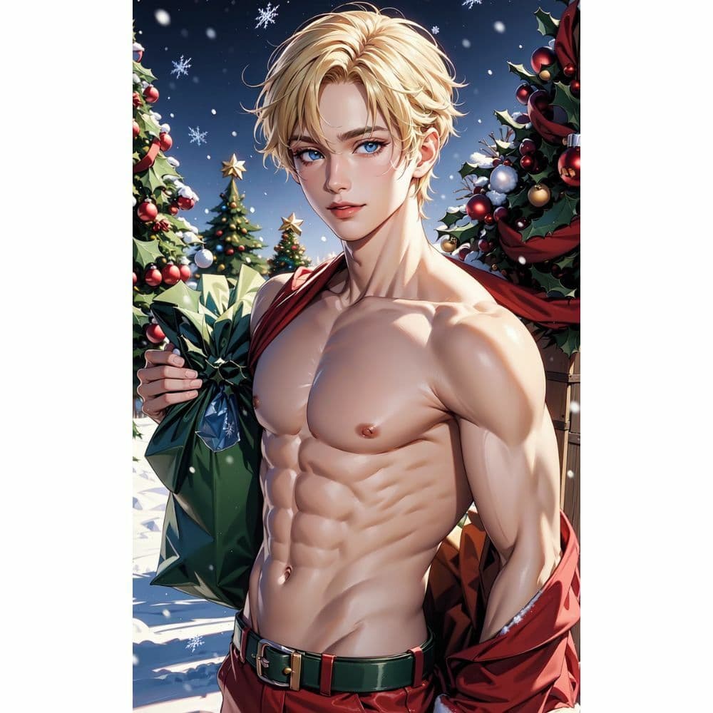 筋肉:セクシーなサンタクロース サンプル 5