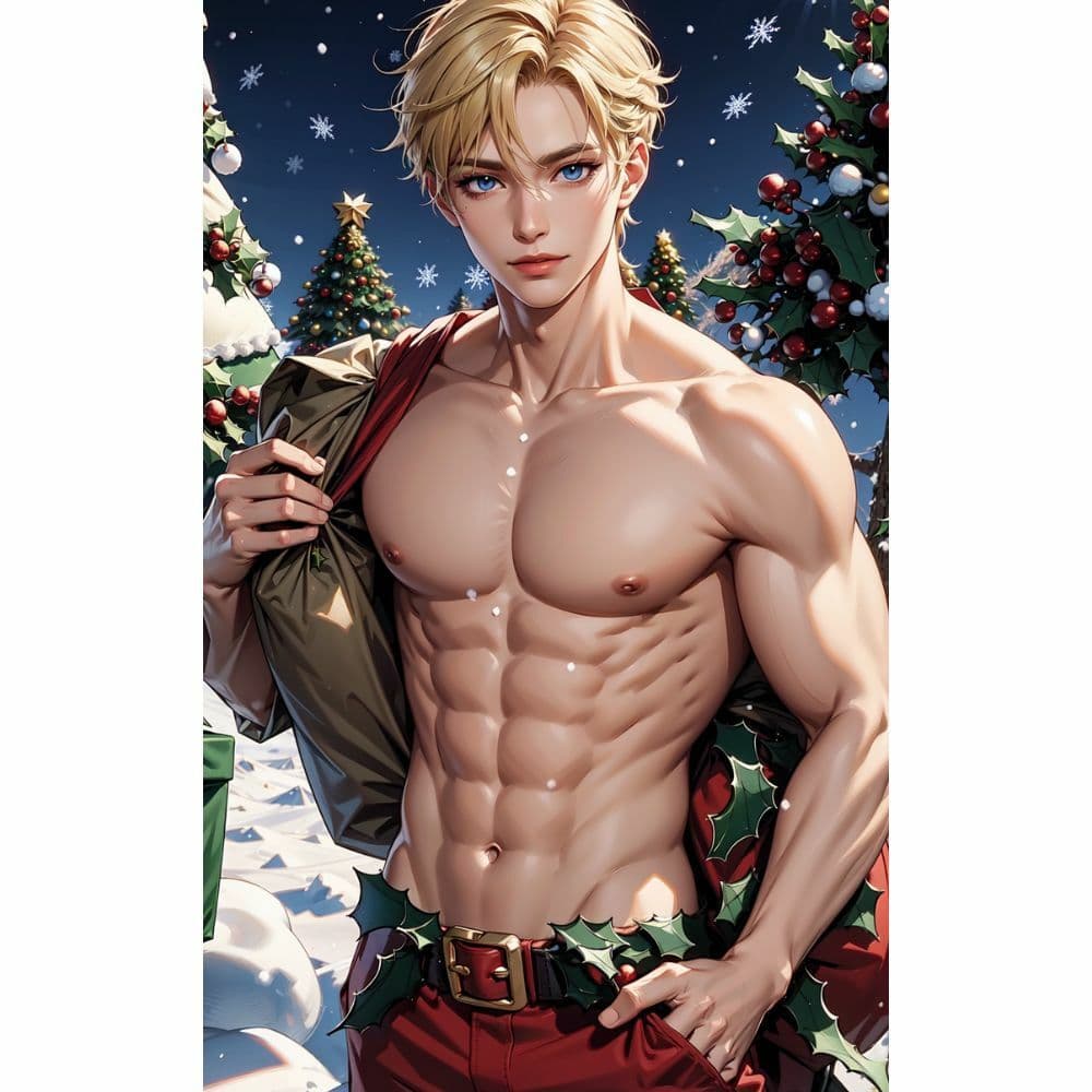 筋肉:セクシーなサンタクロース サンプル 7