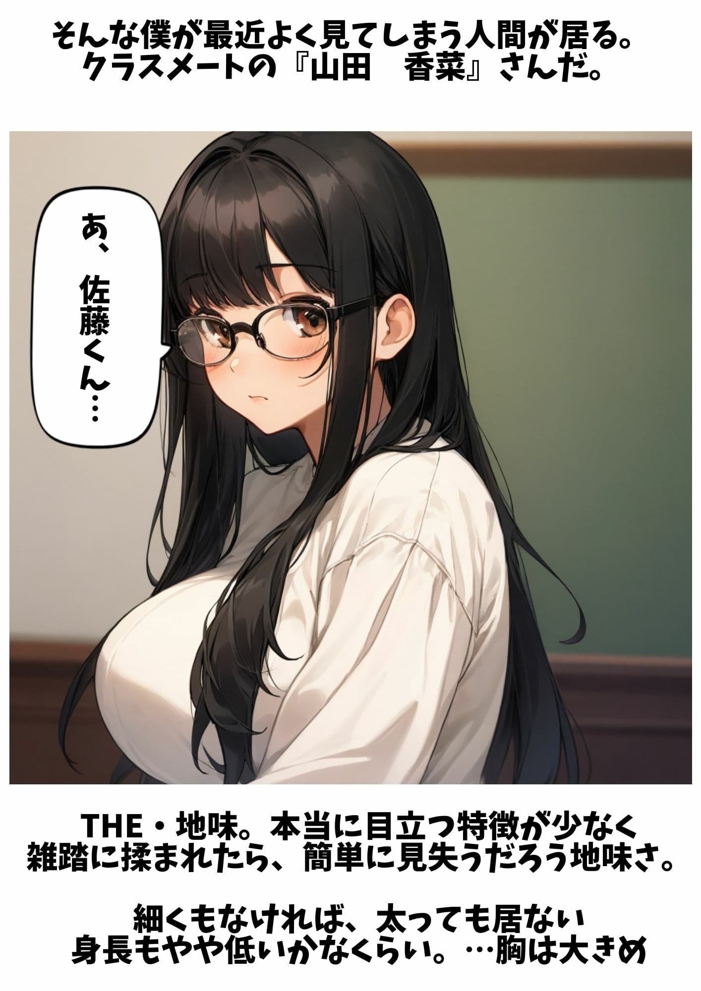 クラスの地味女さん、性欲が強くて都合がいい サンプル 4