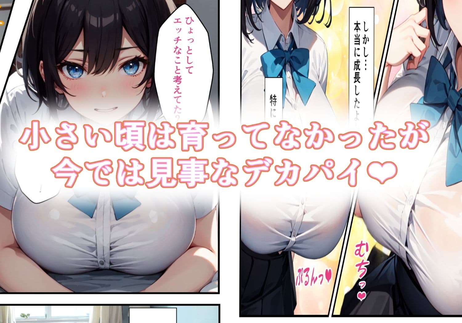 部屋に入り浸るデカ乳娘とHする話 サンプル 2
