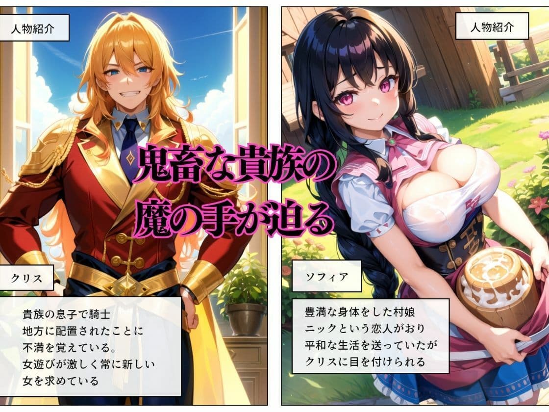 鬼畜貴族の領地侵略！無垢な女を寝取り淫らに変える！！ サンプル 1