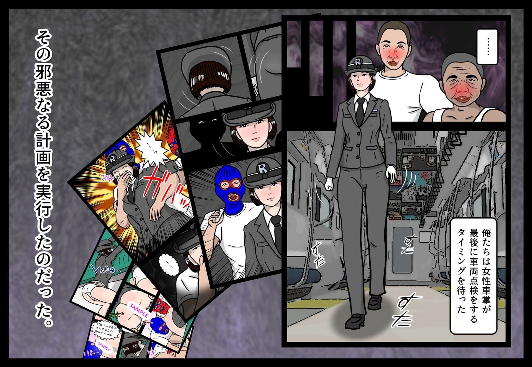 覆メンズ・レイパー サンプル 4