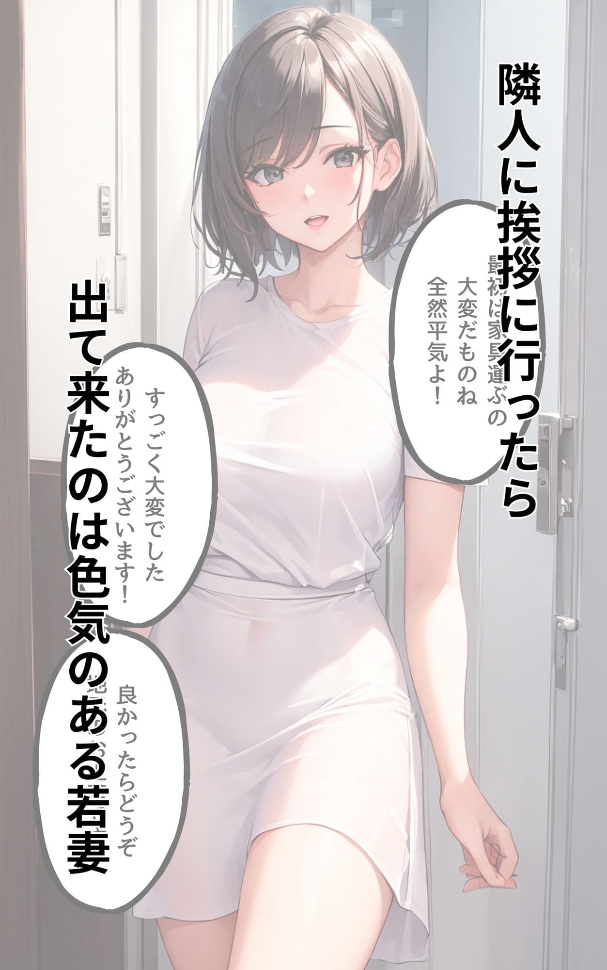 引っ越した先の隣人人妻が僕の家の家性婦になってくれた サンプル 1