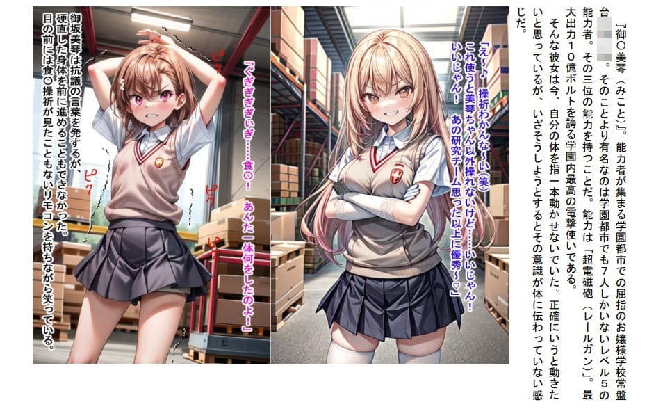 とある無様な超電磁砲(レールガン) サンプル 4