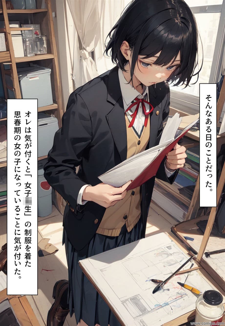 あこがれの先生 強●女体化&女装の日々 サンプル 8
