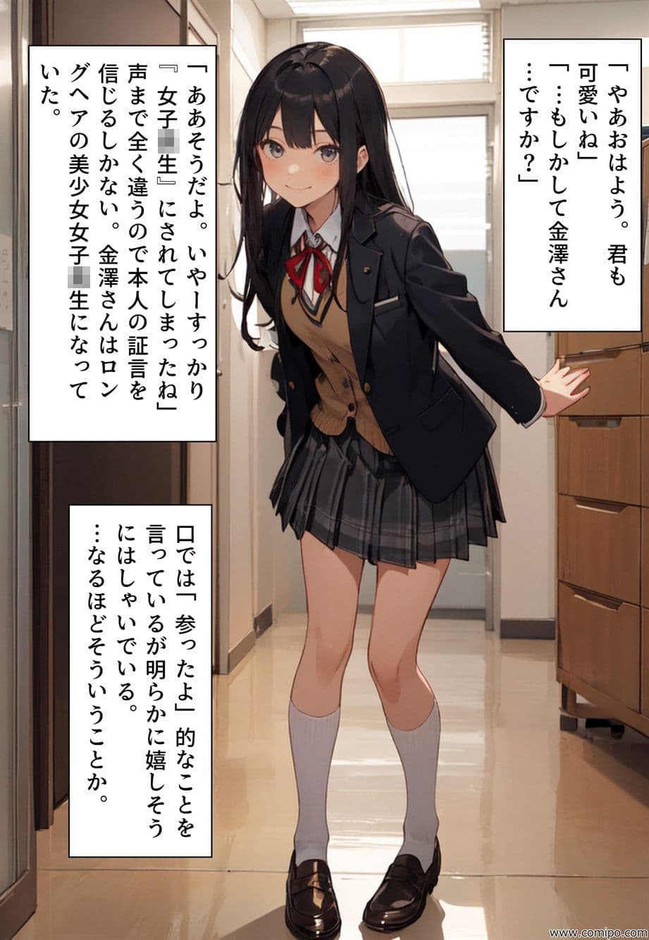 あこがれの先生 強●女体化&女装の日々 サンプル 9