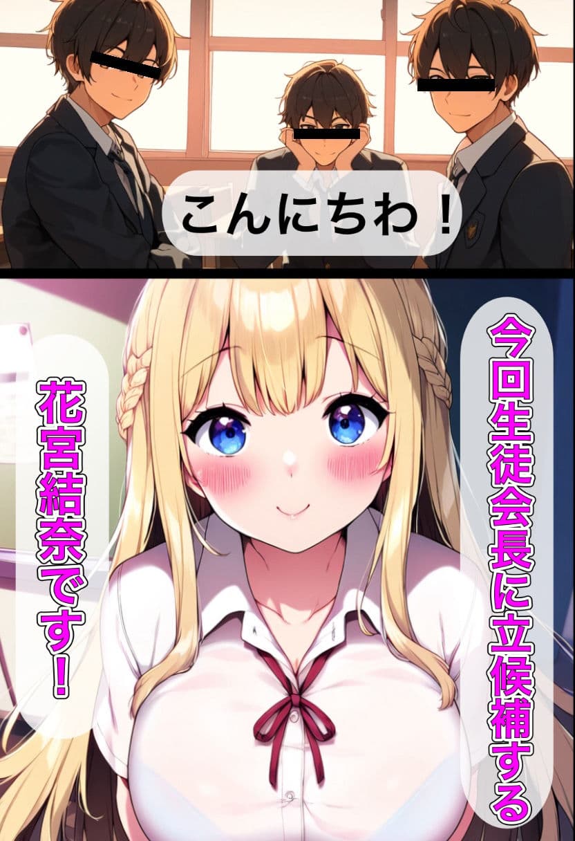 巨乳ギャル 生徒会長になるために手段はえらんでられません サンプル 1