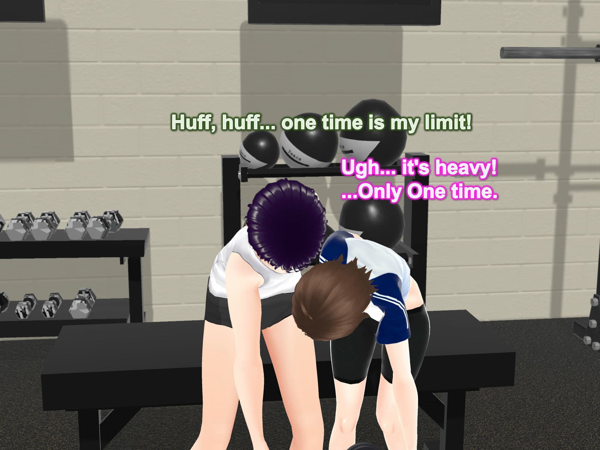 Outgrowing only girls， Overtake boys， Growth sound dumbbells Arc サンプル 3