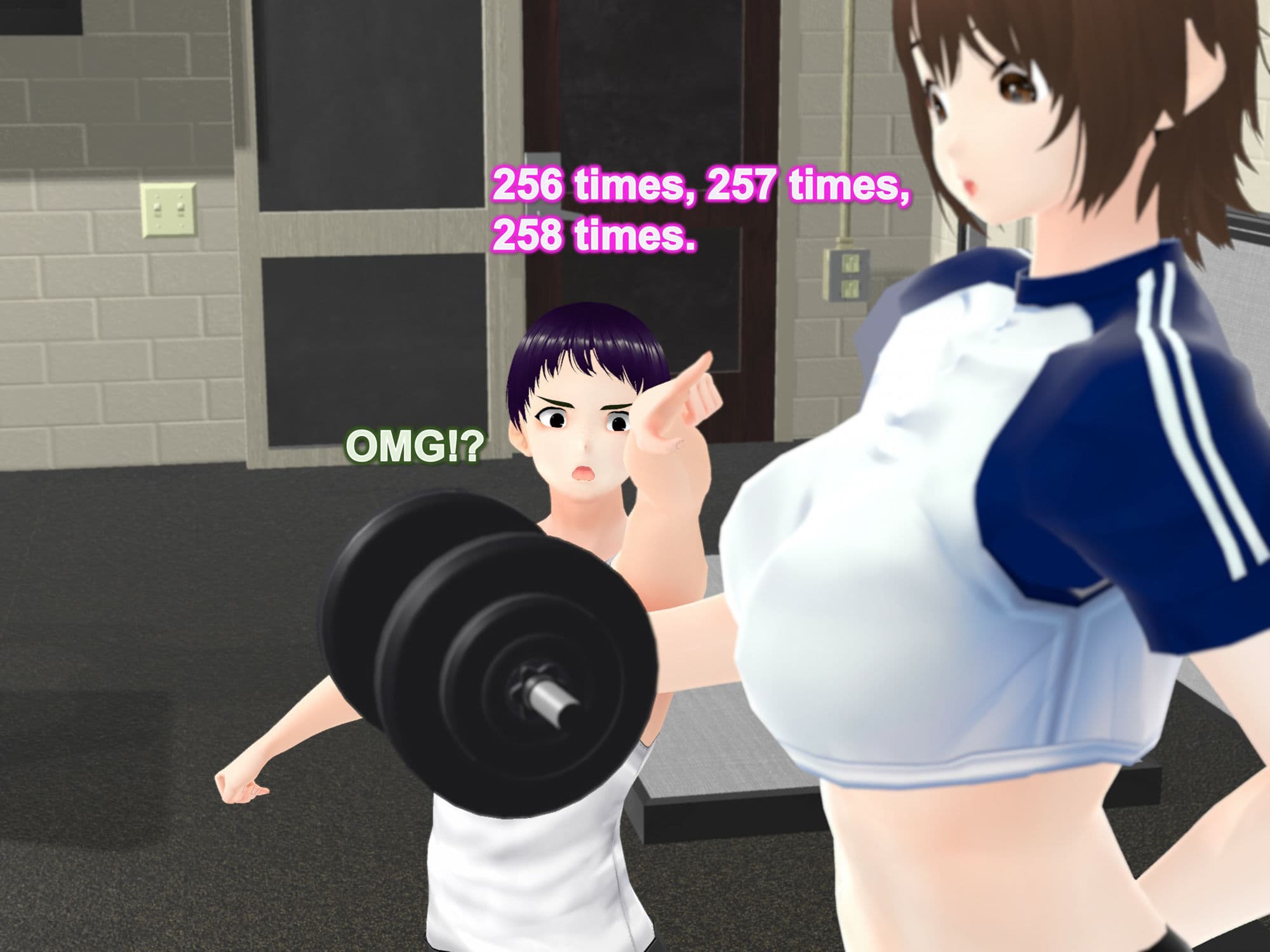 Outgrowing only girls， Overtake boys， Growth sound dumbbells Arc サンプル 7