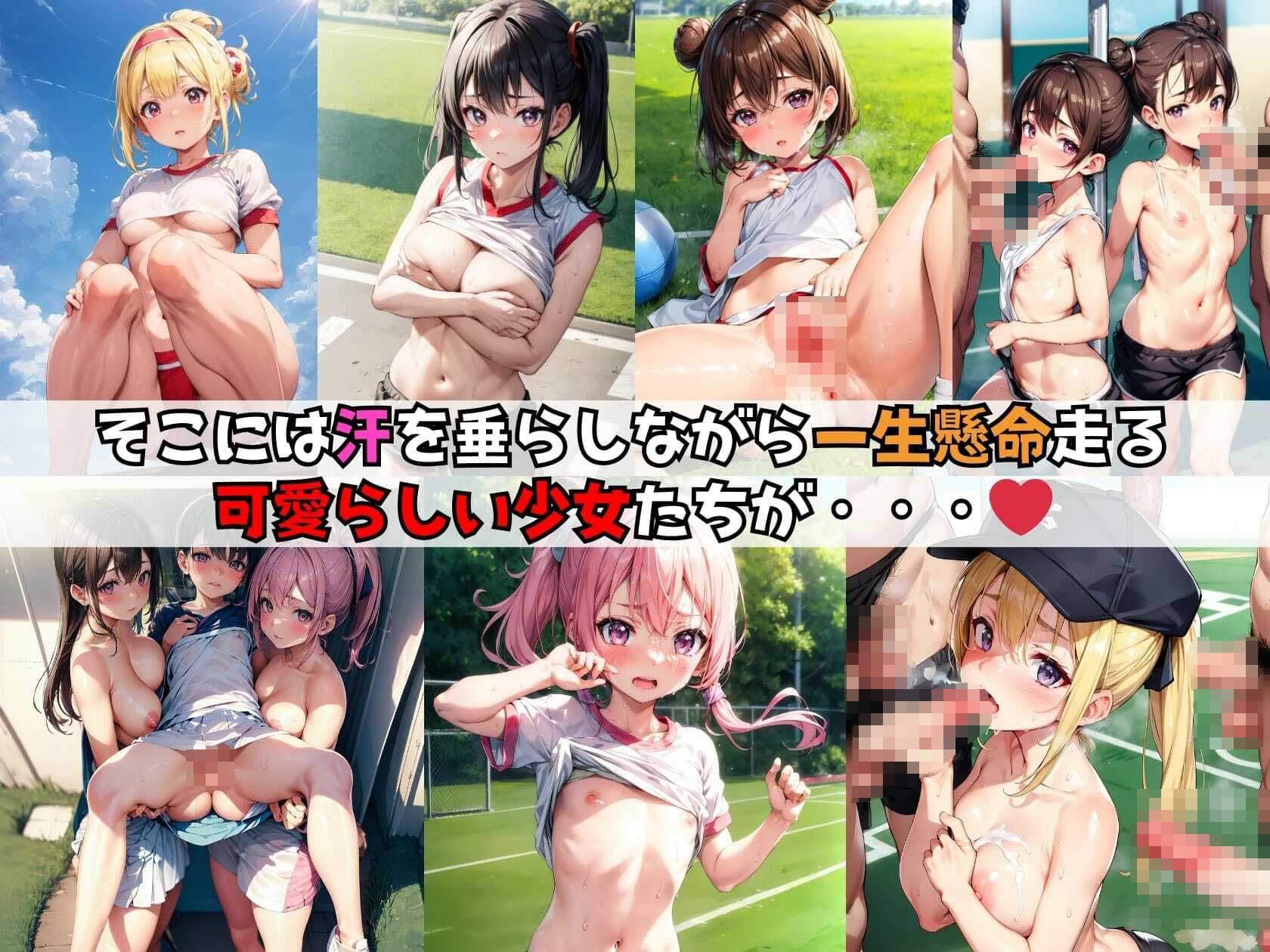 体操服で走る女の子がいたのでいたずらしちゃいました。（セリフ付き） サンプル 2