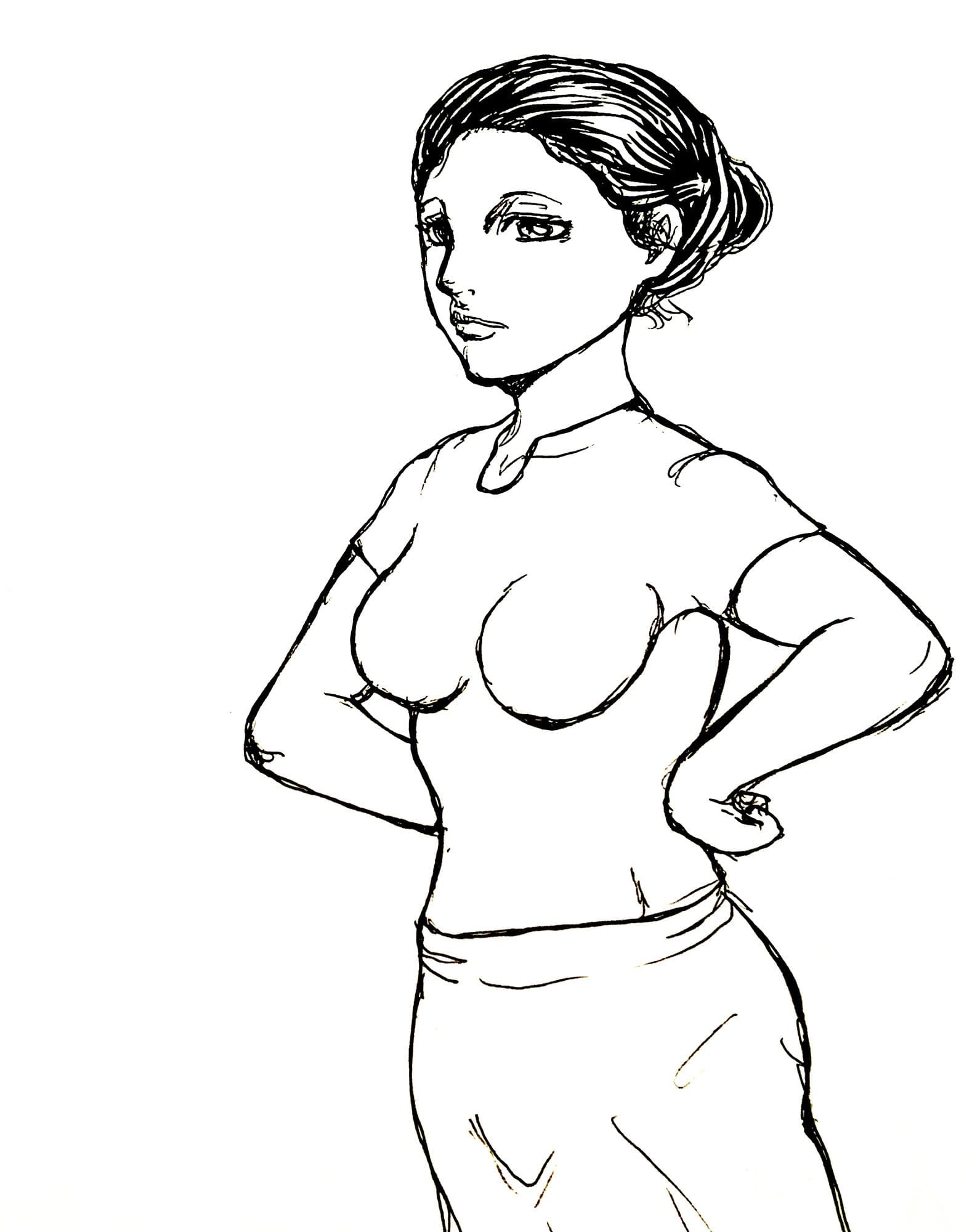 覚悟の女性 サンプル 2