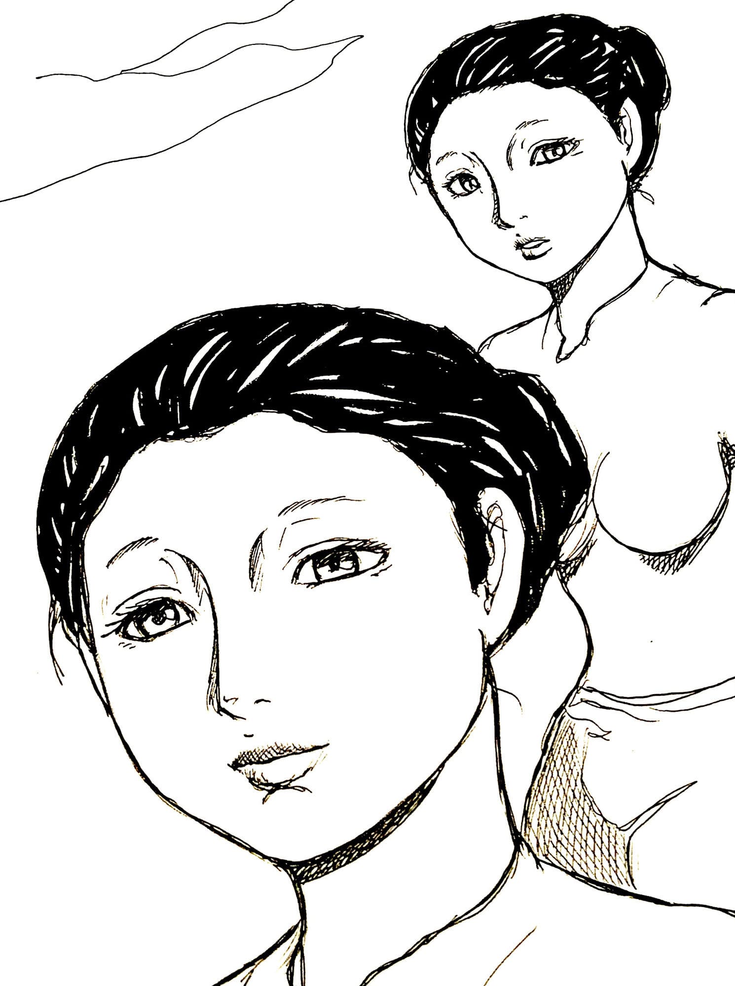 覚悟の女性 サンプル 3