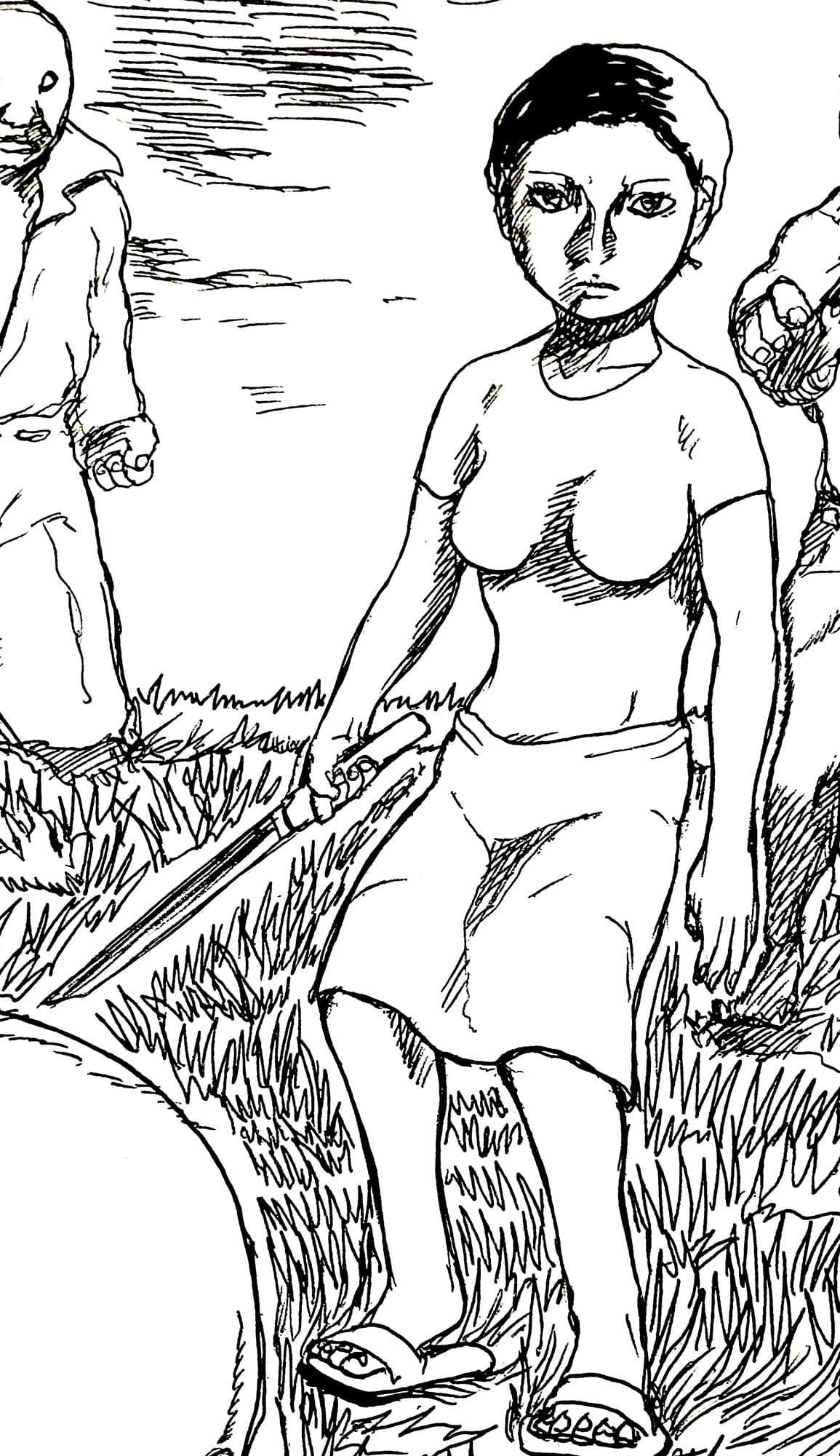 覚悟の女性 サンプル 4