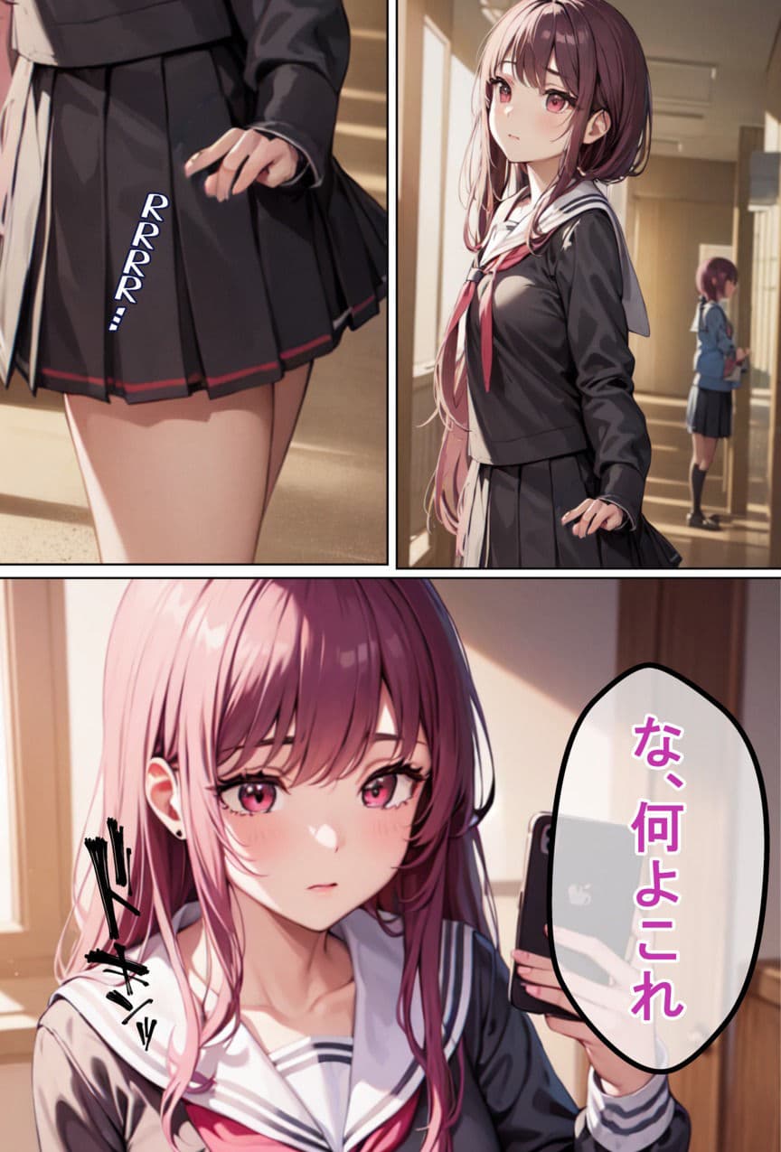 巨乳ギャルJKの教え子を角オナ画像で脅してSEXしてやった サンプル 5