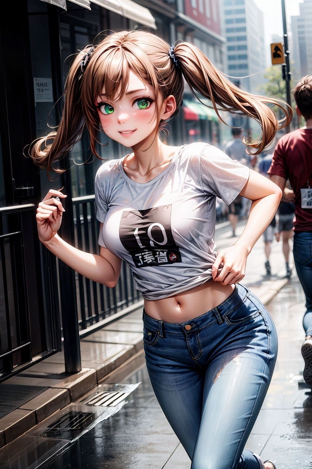 破廉恥 ジーンズ娘 サンプル 1