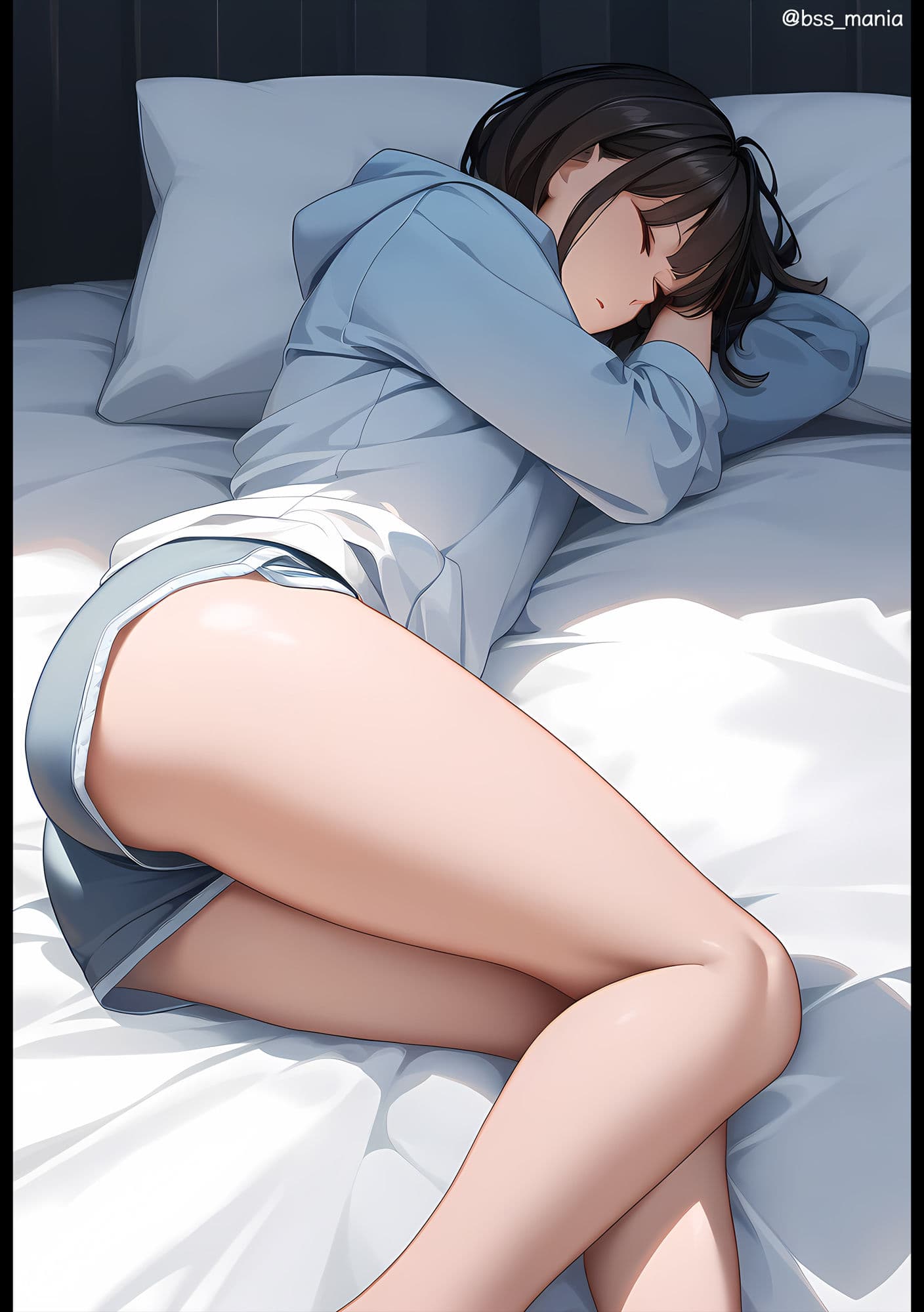 寝てるセフレのケツ 僕が先に好きだったあの子が… サンプル 7