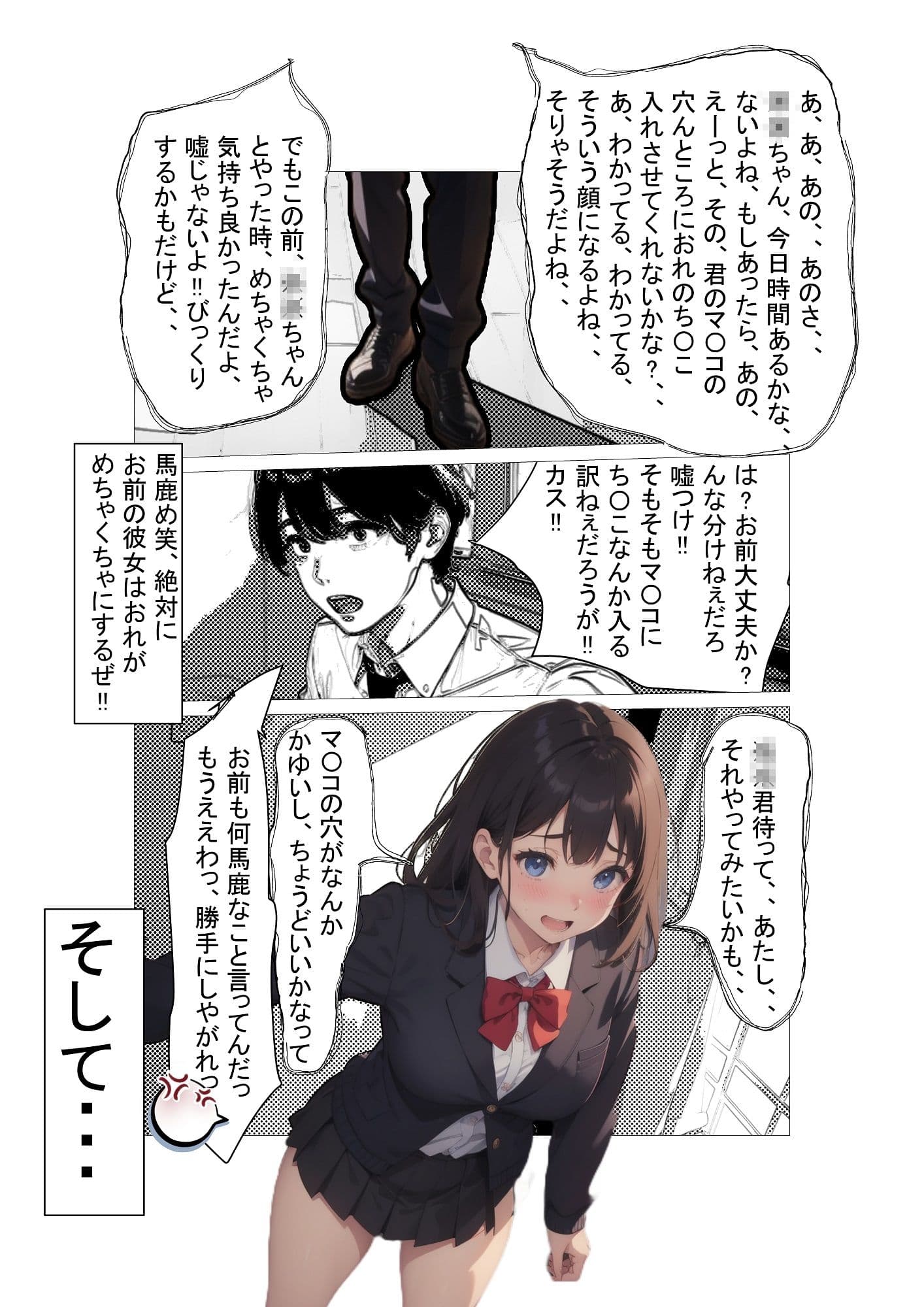 セッ〇スが生まれた日2 〜 セッ〇スの概念がない世界でやりまくったら、腹の中から人間が出てきて、政府も医者も大騒動〜 第2話 〜あいつの彼女に中〇し〜 サンプル 3