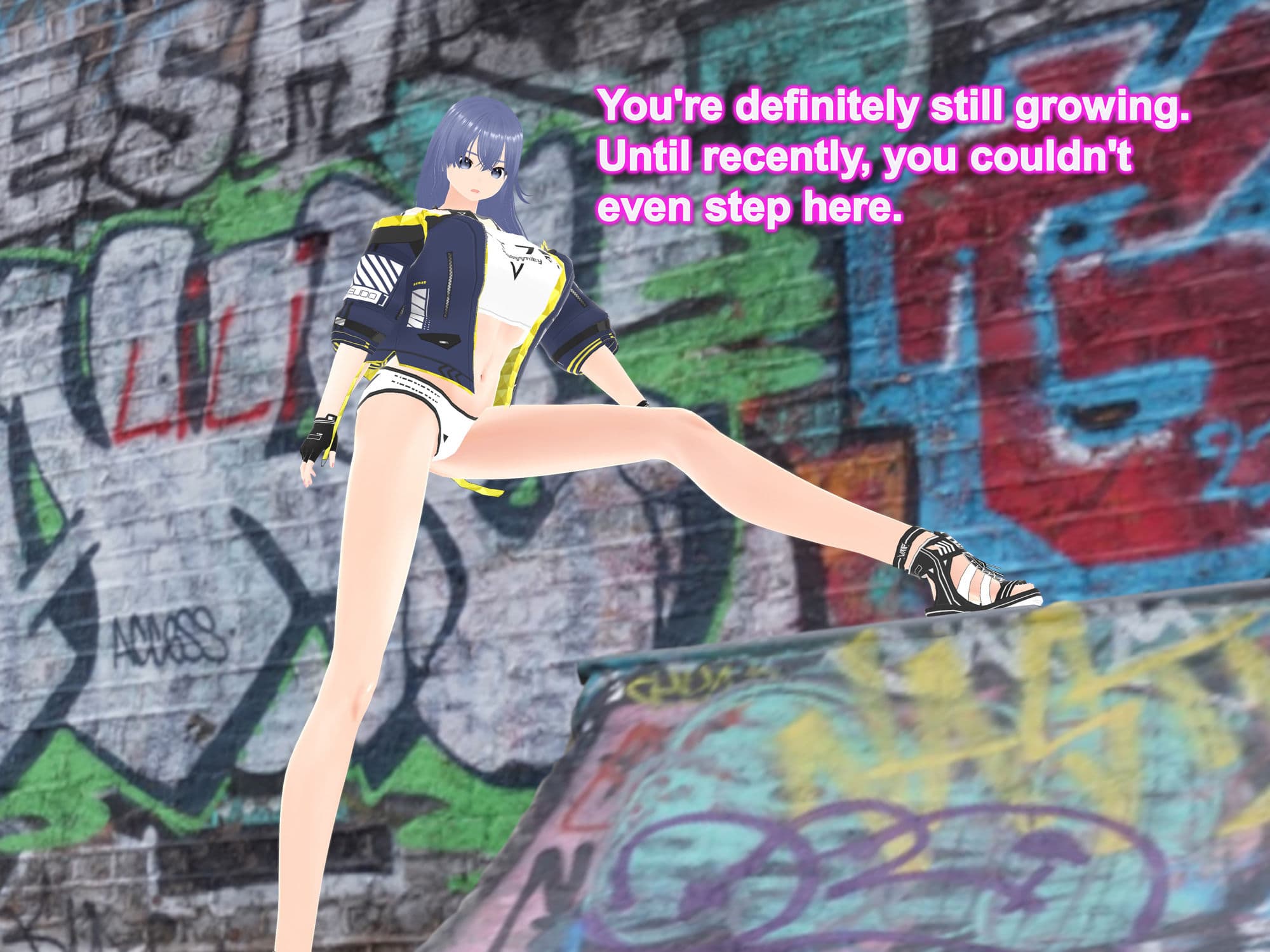 Outgrowing only girls， Overtake boys， Growth sound street culture Arc サンプル 6