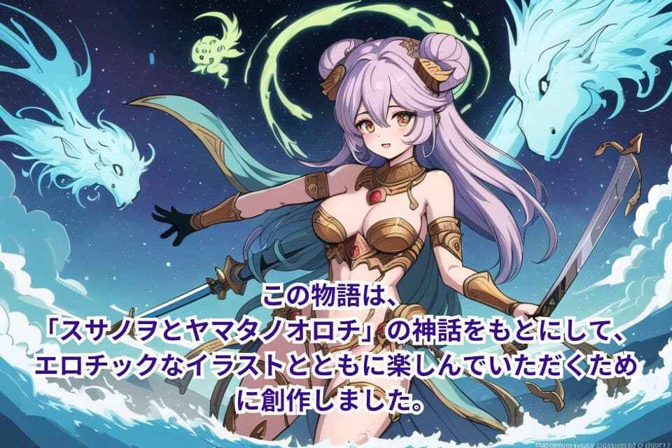 女神だけの日本神話 スサノヲとヤマタノオロチ サンプル 1