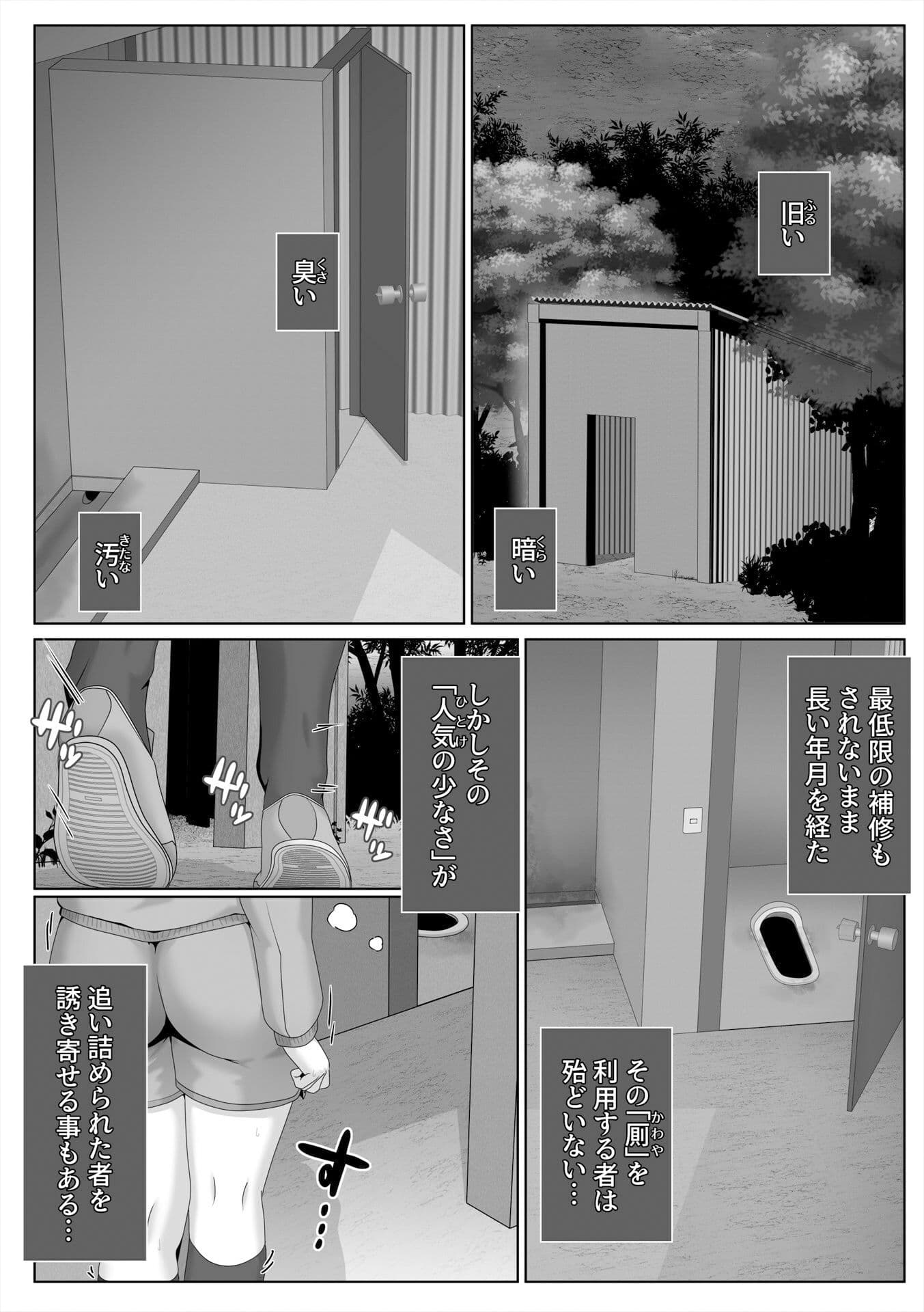 旧い厠で糞を放る サンプル 1