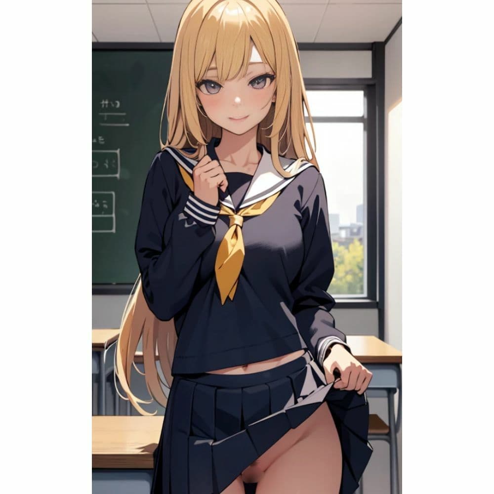 美少女のノーパンパンチラ サンプル 2