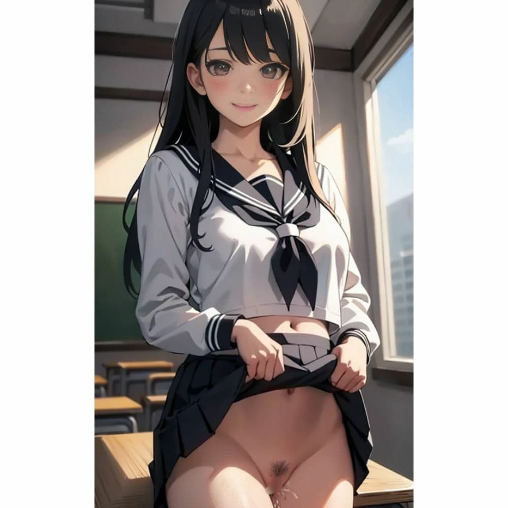 美少女のノーパンパンチラ サンプル 4