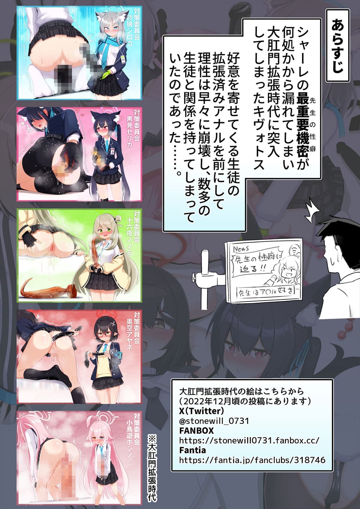 尻穴アーカイブ アビドス編 サンプル 2