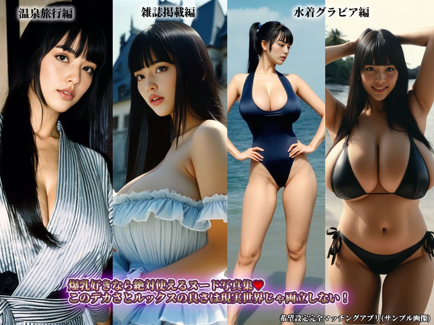 希望設定完全マッチングアプリ Wカップグラビア女優マッチ編 サンプル 7