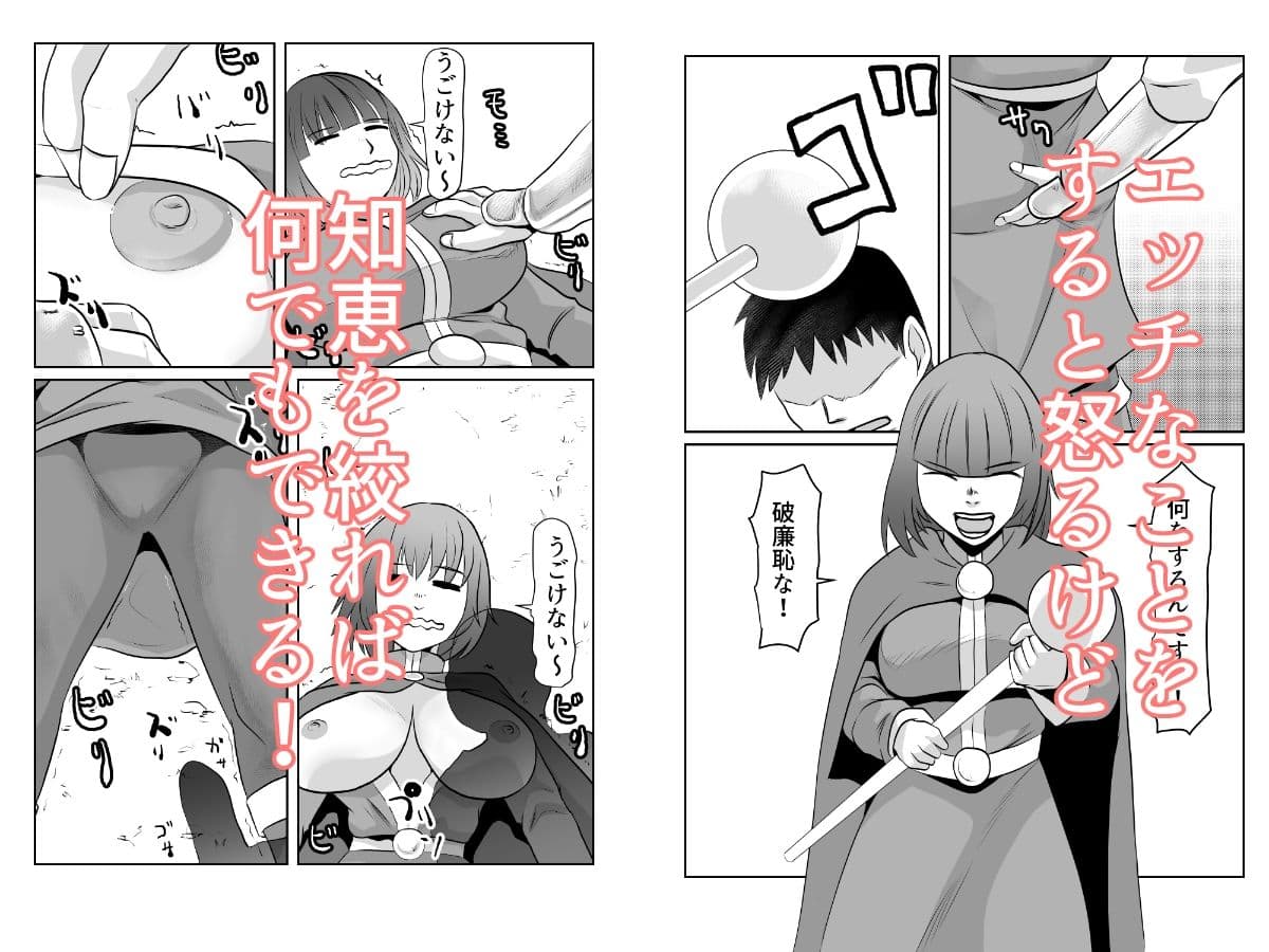 NPC姦ゲームの世界で胸の大きな僧侶を仲間にしてエッチなことをしちゃうぞ サンプル 3