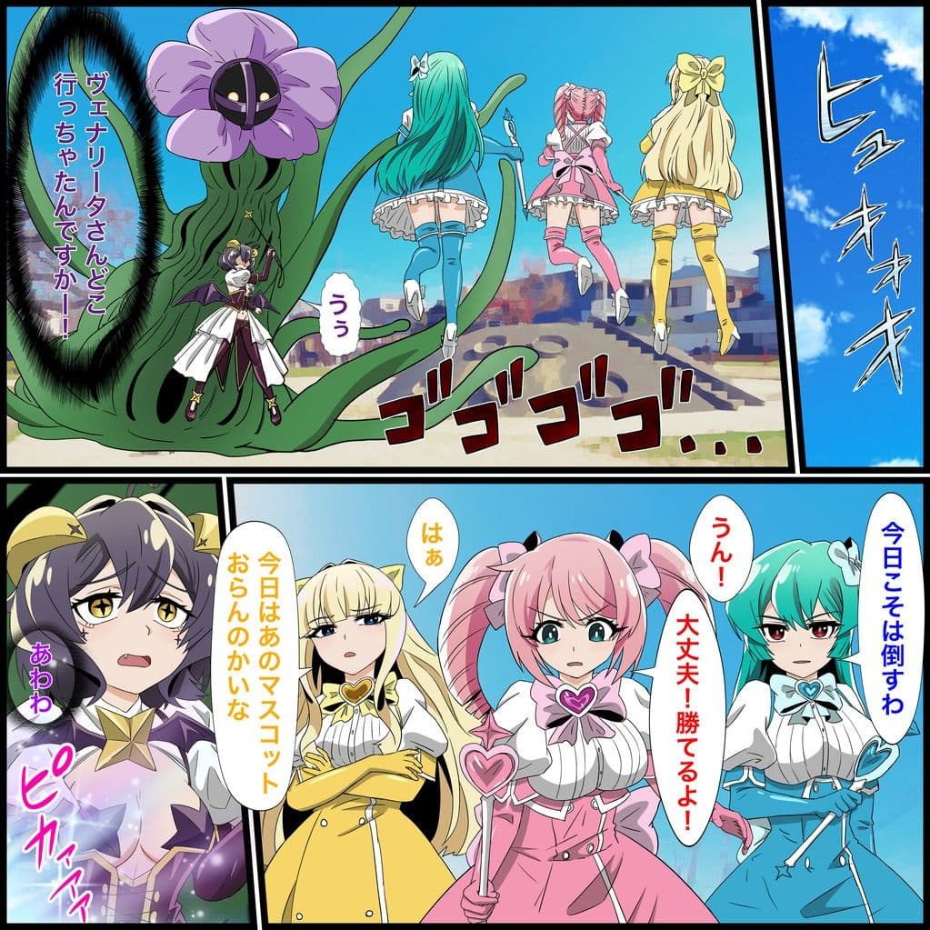 アニメキャラとセックルできるアプリ13、魔法少女にあこがれて異世界編 サンプル 2