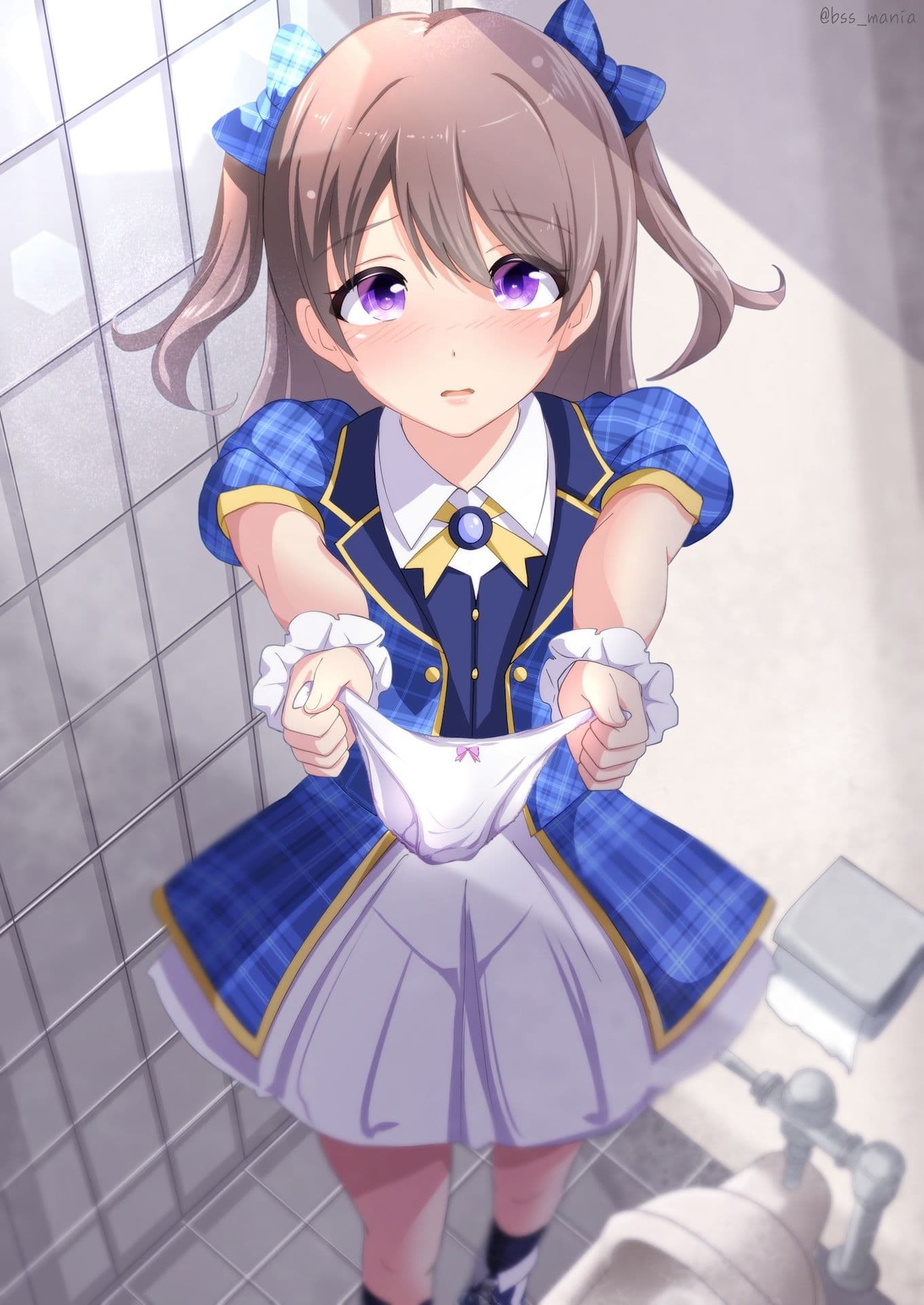 嫌がる女の子にパンツを渡してもらう サンプル 2