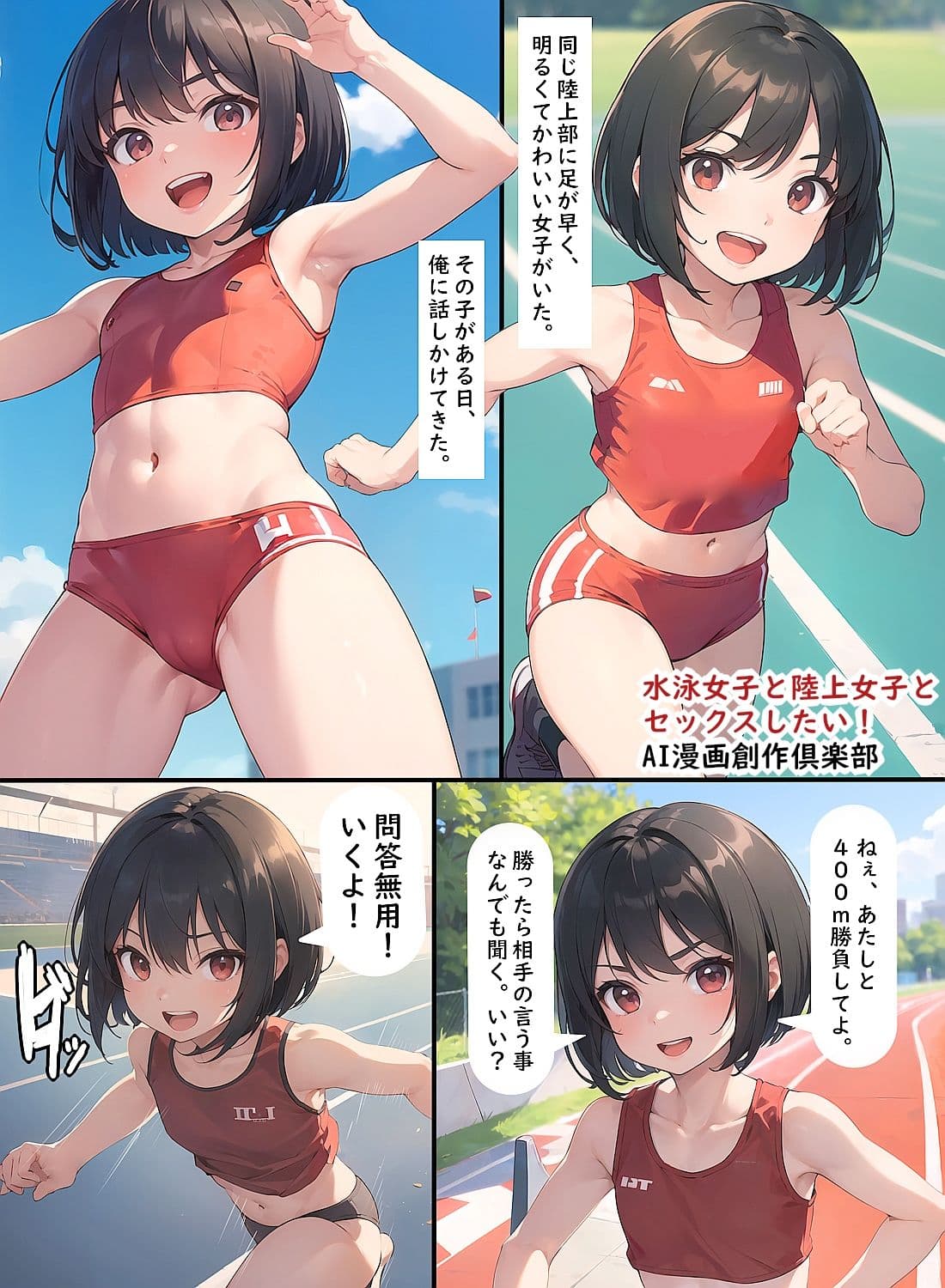 水泳女子と陸上女子とセックスしたい! サンプル 1