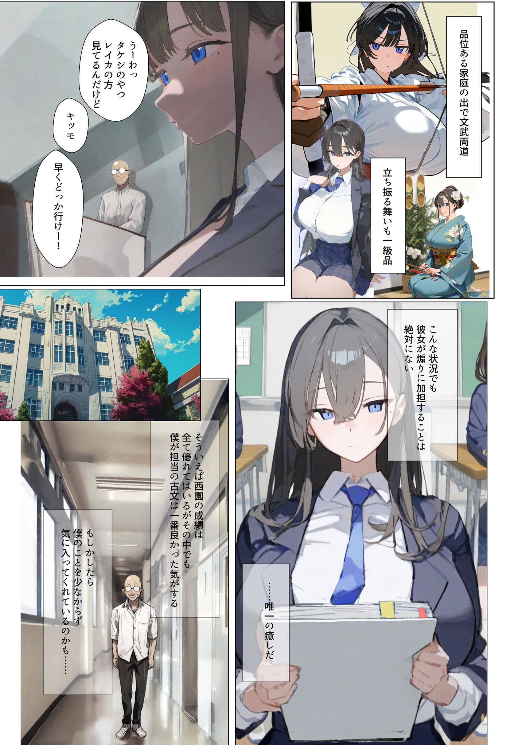 催◯リベンジ!クールで静かな爆乳お嬢様がさえないチビガリ教師の専属マンコ化する3日間 サンプル 3