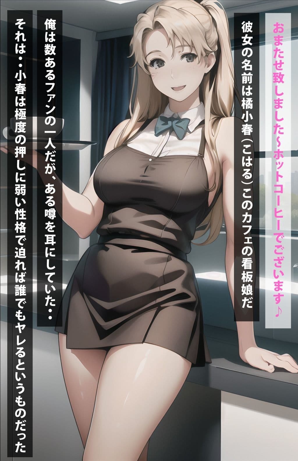 カフェで橘小春をナンパして中出し サンプル 1