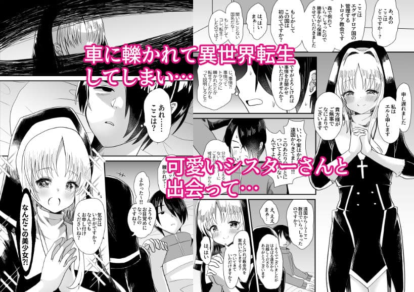 転生したら男の娘シスターさんに性教育されるも俺が無双しちゃう本 サンプル 1