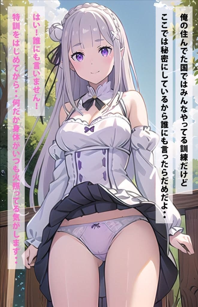 エミリアと死に戻りSEX サンプル 1