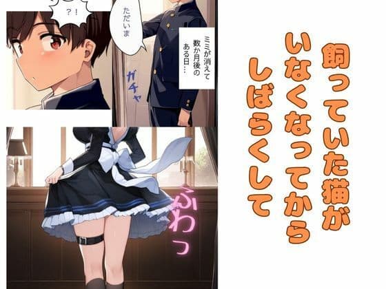 転生ねこメイドが発情期で一晩中生ハメSEX サンプル 1