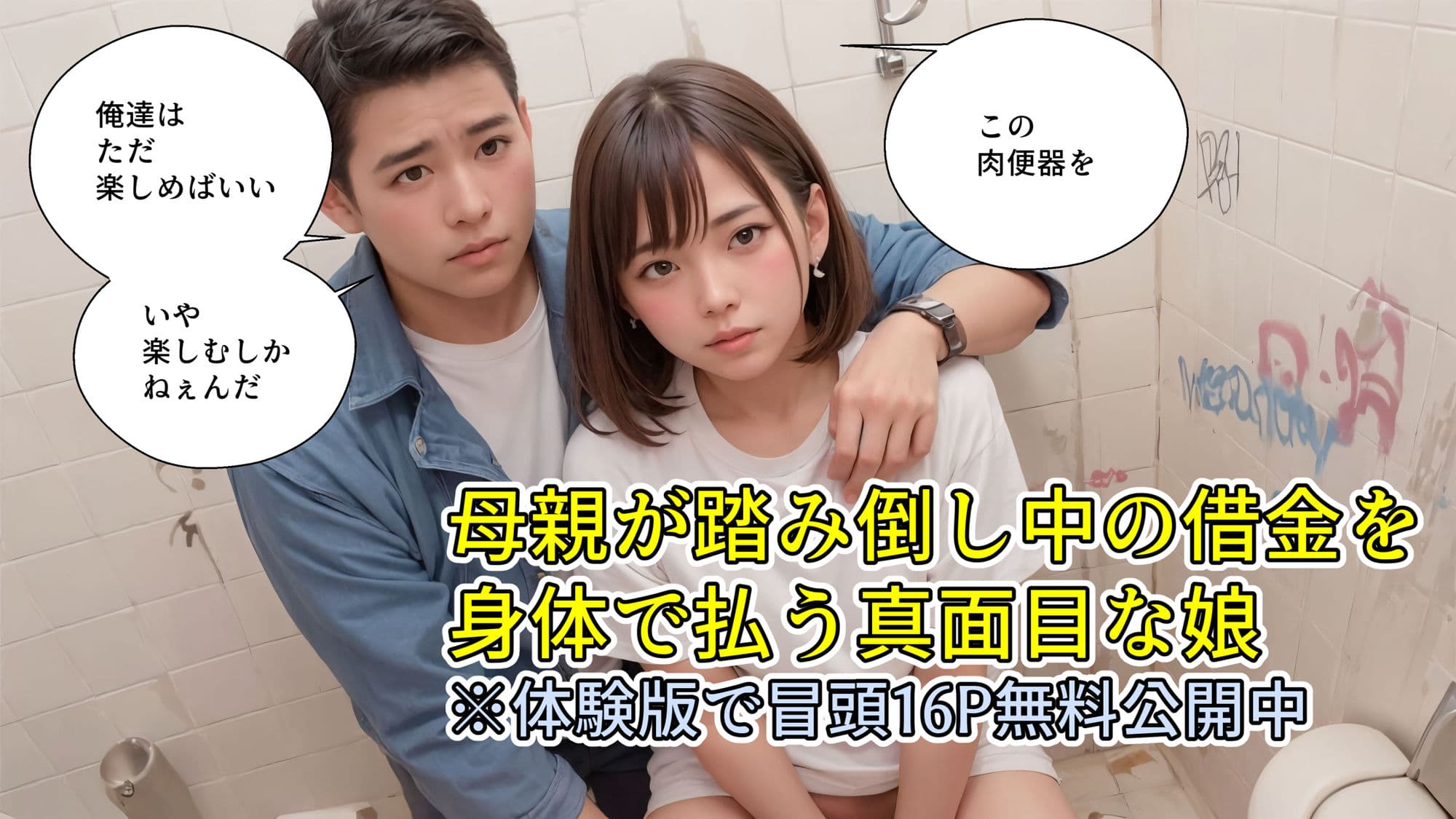 【4Kマンガ】肉便器ファイナル サンプル 1