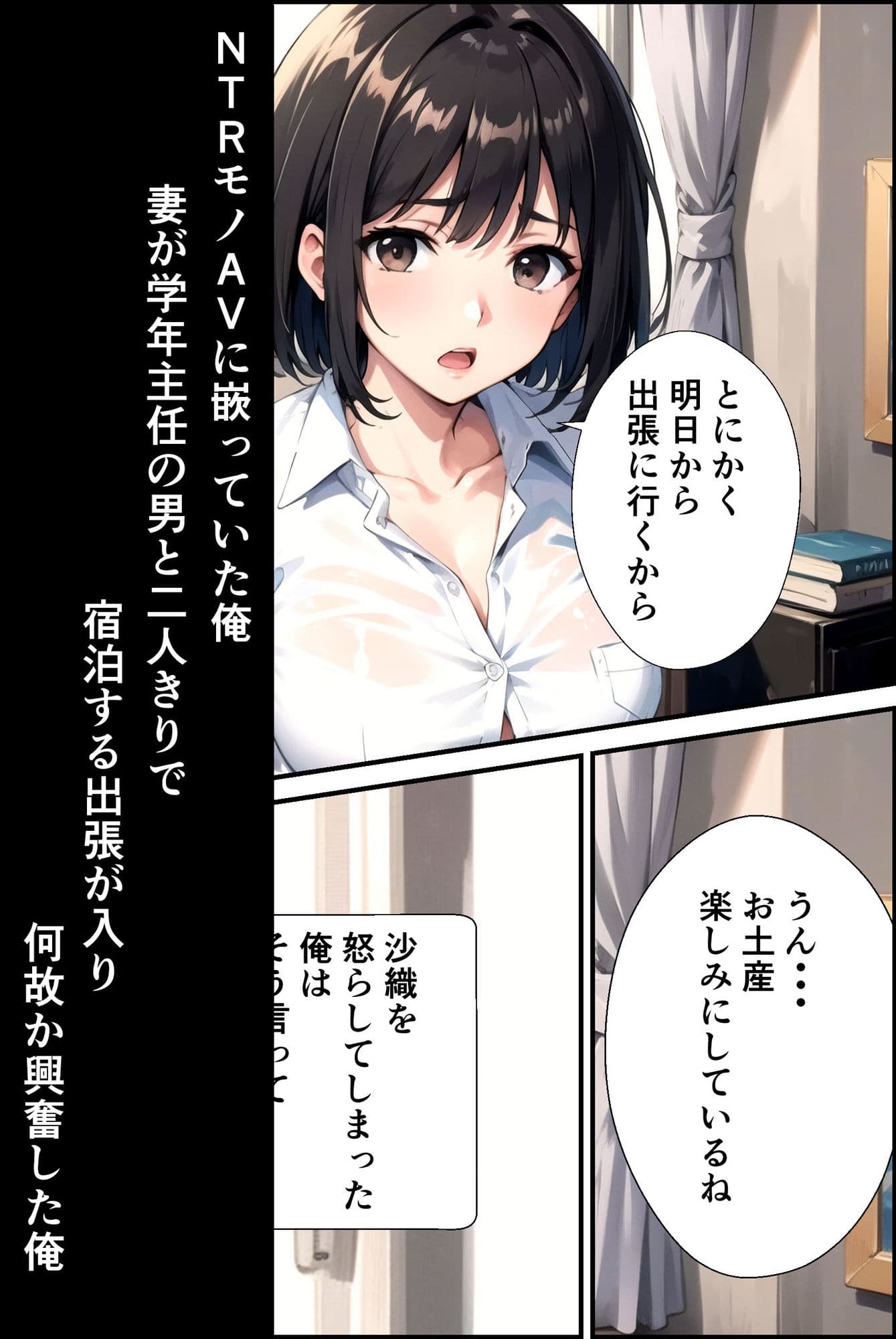 ベテラン教師との二人きり下見旅行先で妻が寝取られた サンプル 4