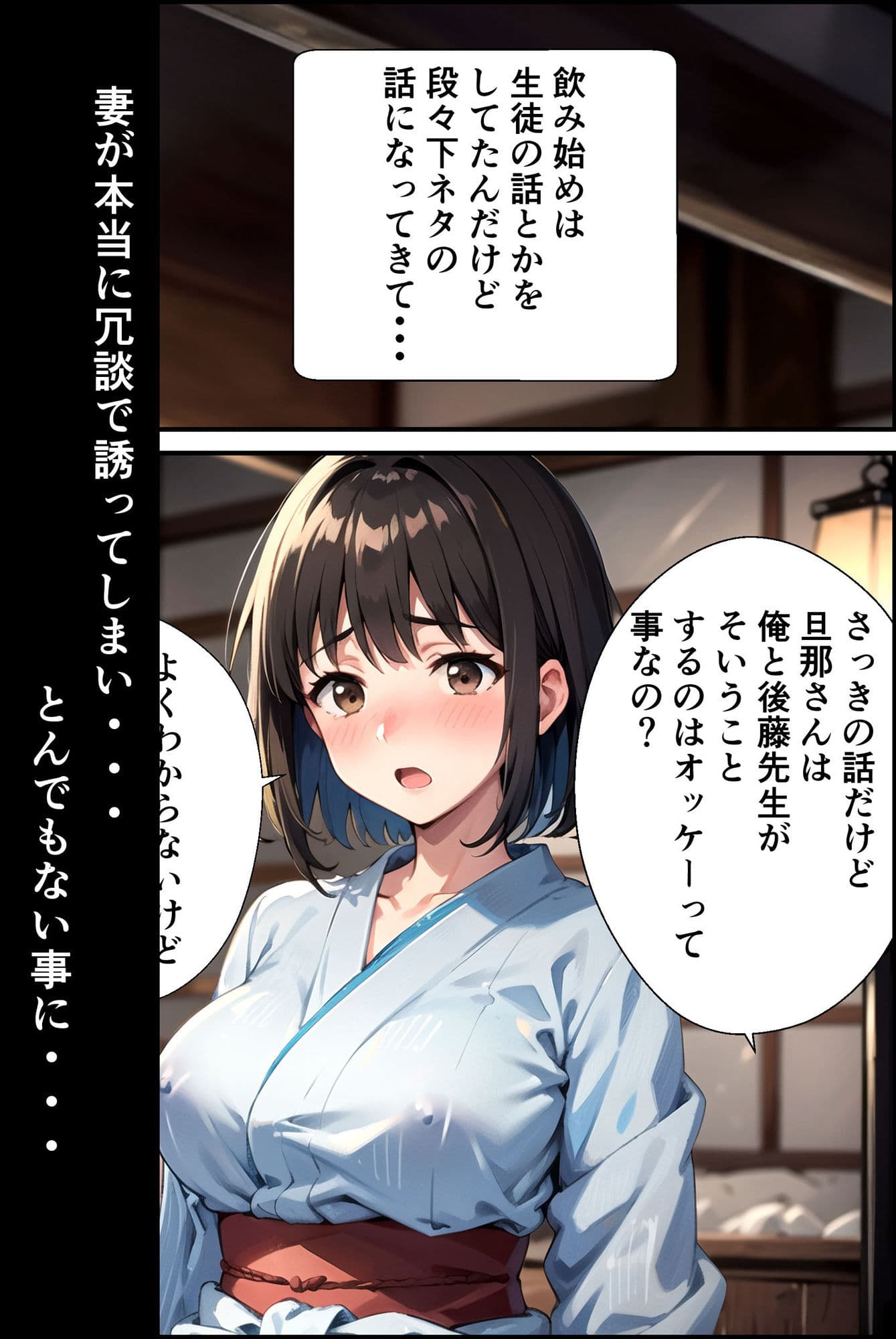 ベテラン教師との二人きり下見旅行先で妻が寝取られた サンプル 6