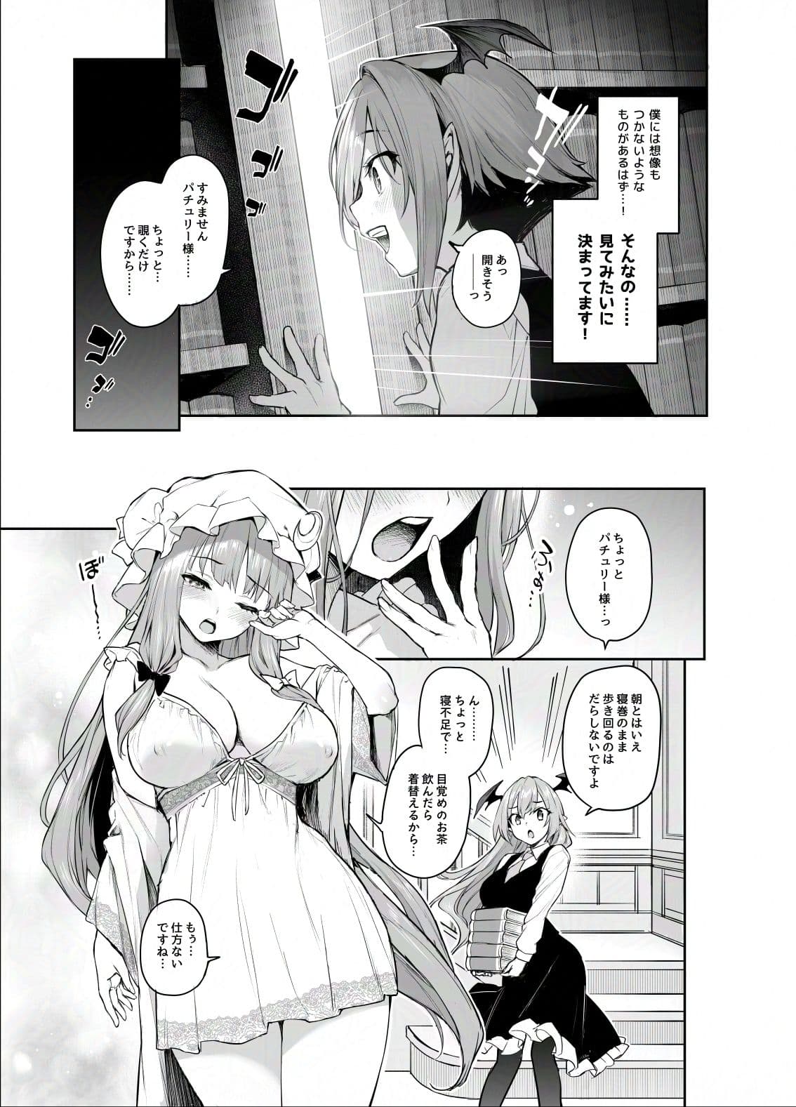 パチュリー様と秘密の部屋 サンプル 2
