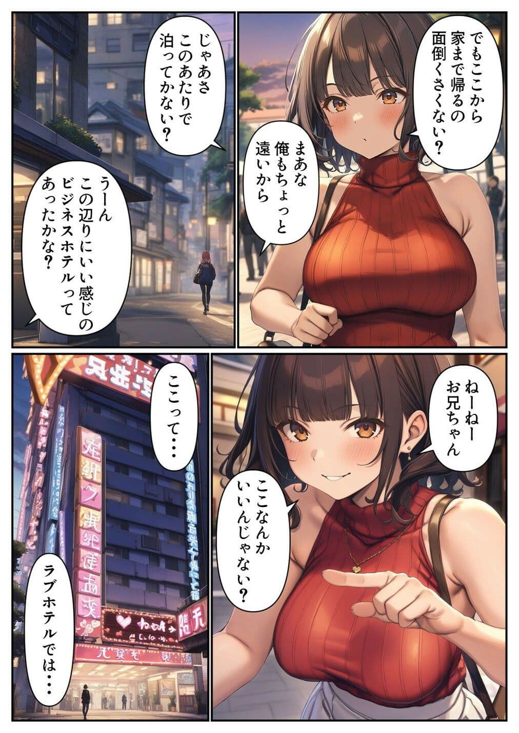 出会い系アプリで妹と出会ってしまった件 サンプル 2
