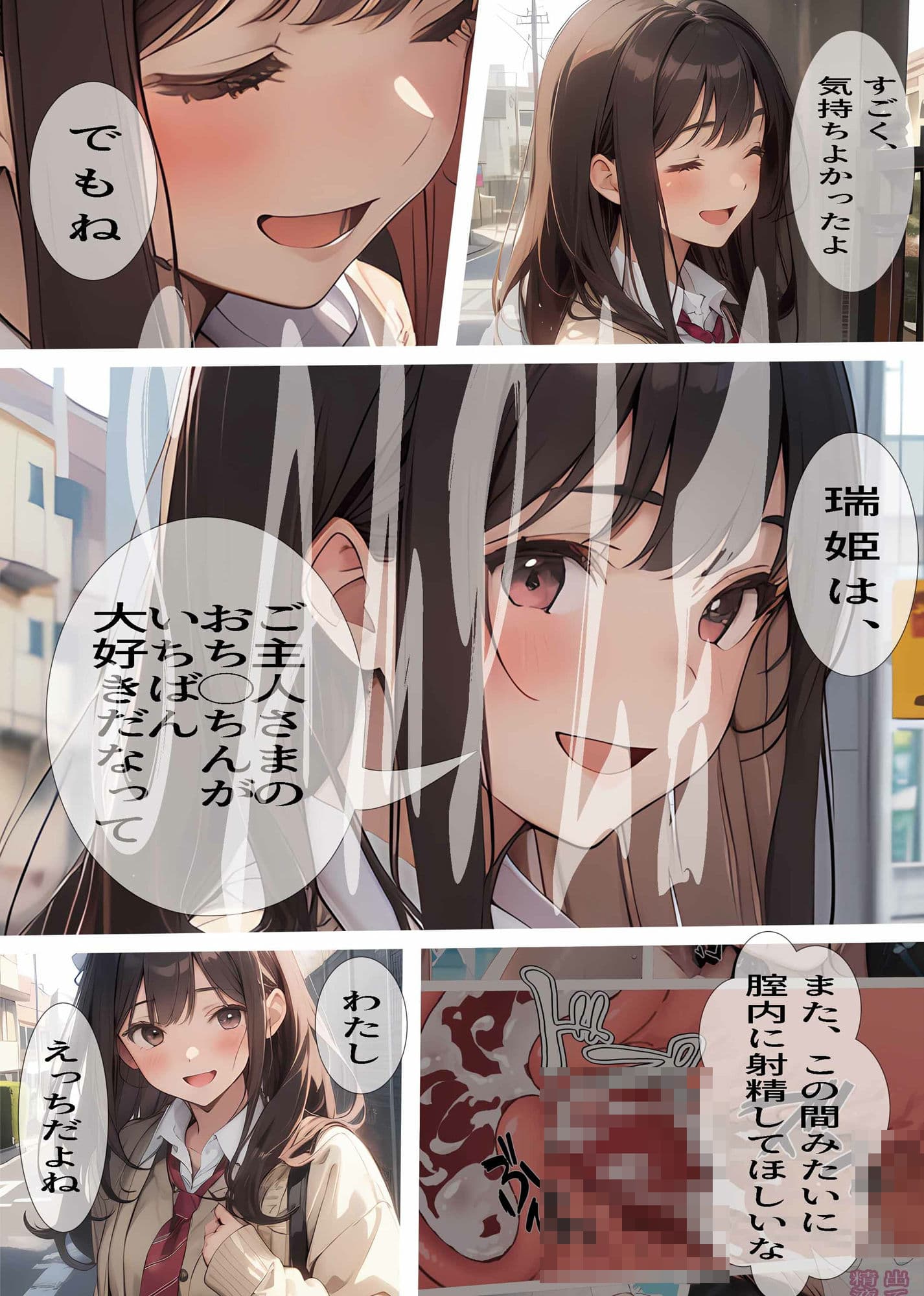 あこがれの先輩とメイド服でえっち サンプル 7