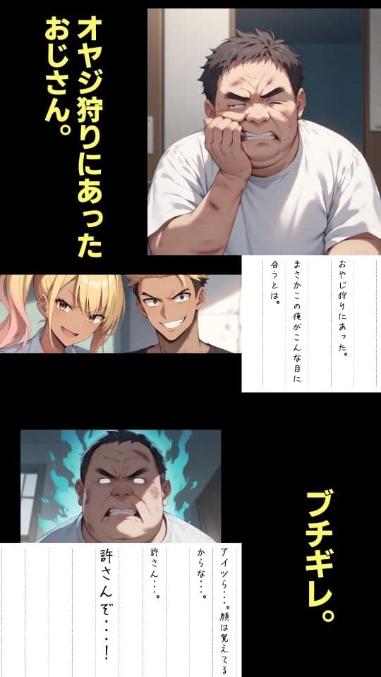 メタモルおじさんと黒ギャルビッチ編 サンプル 1