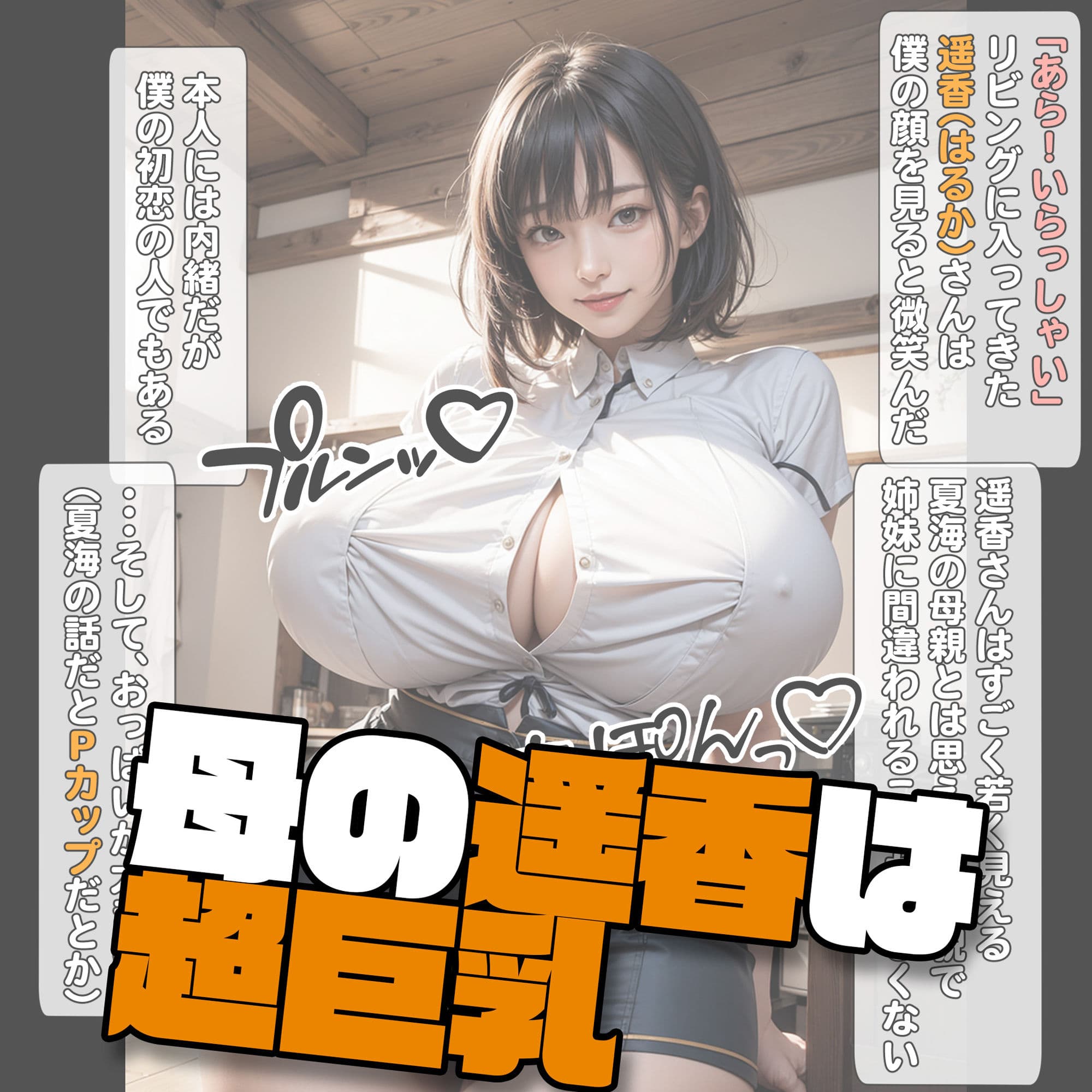 πバース・貧乳幼馴染の巨乳母 サンプル 4