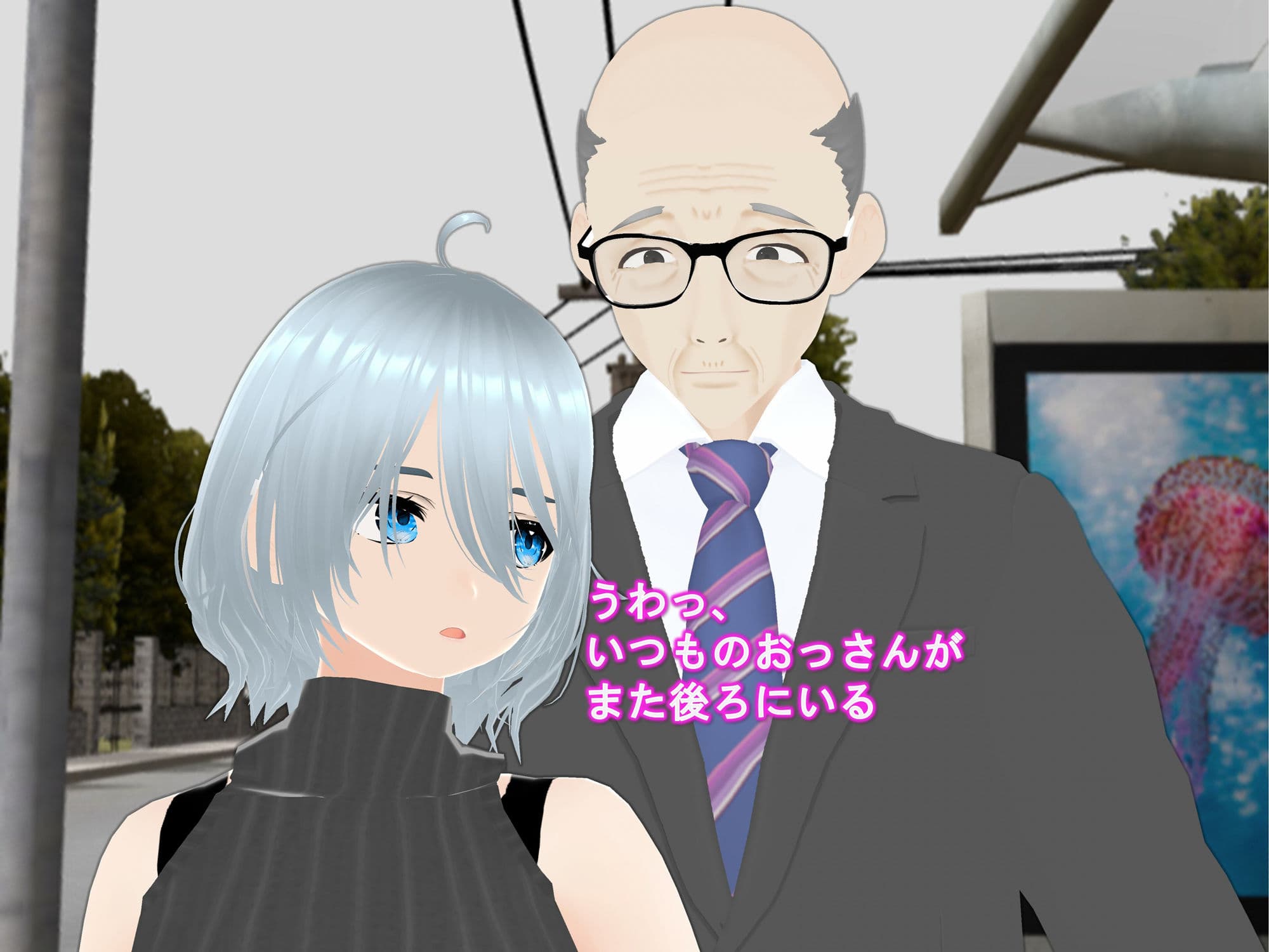 女子だけ成長 男子を追い抜く 成長音〜バス停編〜 サンプル 6