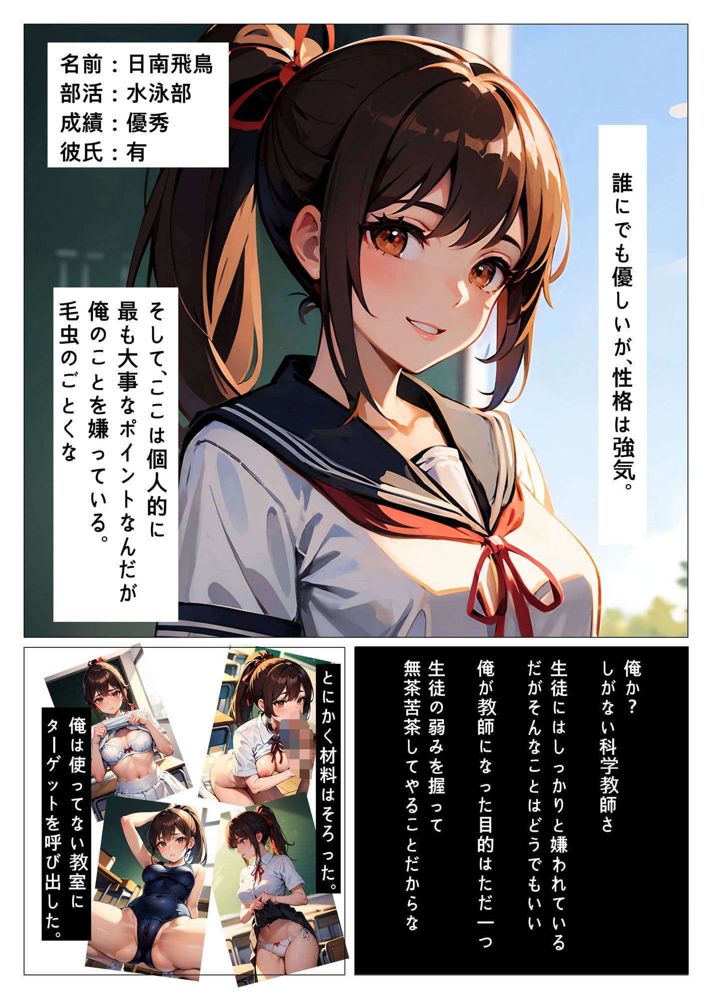 女子は脅迫して媚薬を盛るに限る サンプル 1